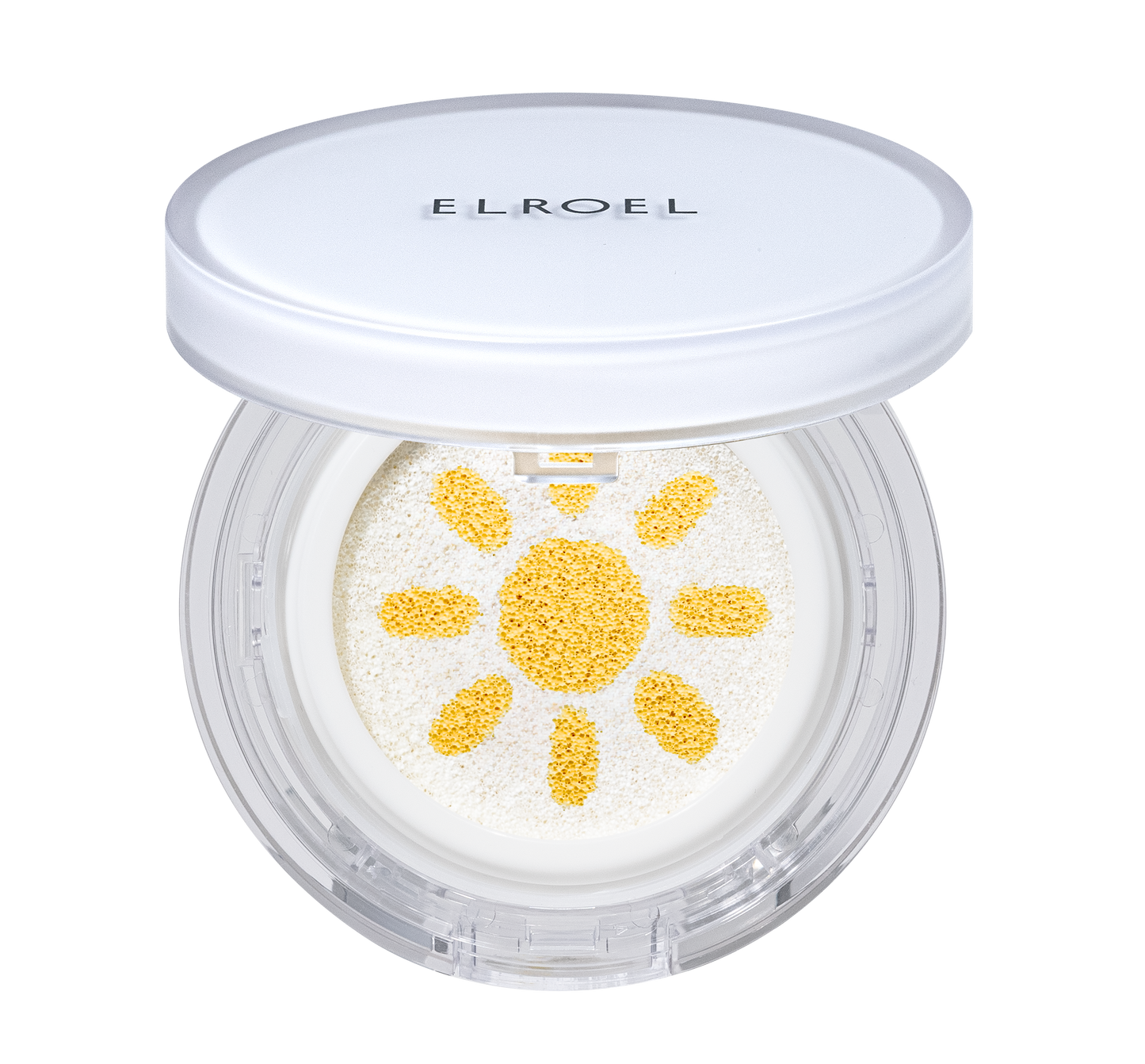 Close-up of Elroel Pang Pang Sun Cushion White texture