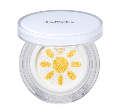 Close-up of Elroel Pang Pang Sun Cushion White texture